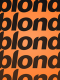 Orange Blonde Print